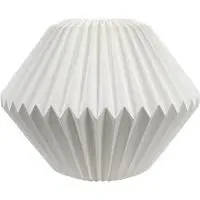 Astrid Hexagon Paper Pleated Lamp Shade 30cm - White