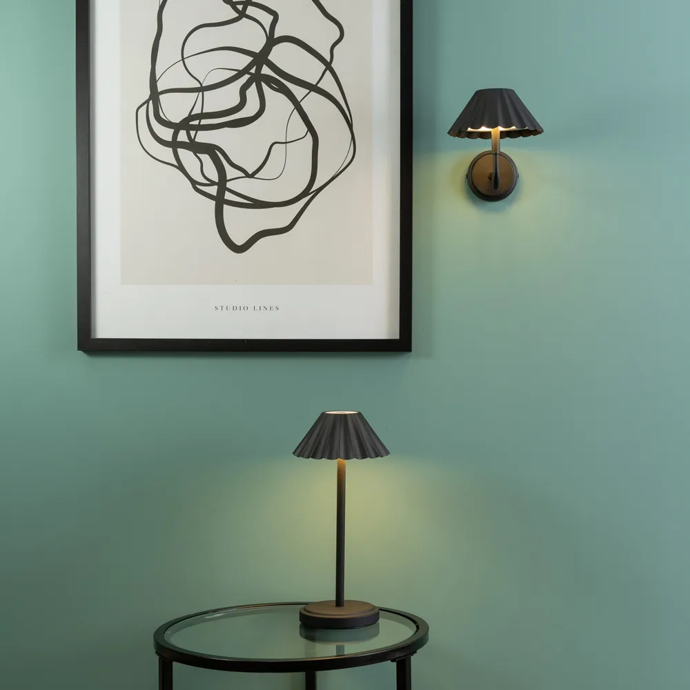 Avery Rechargeable LED Table Lamp - Black