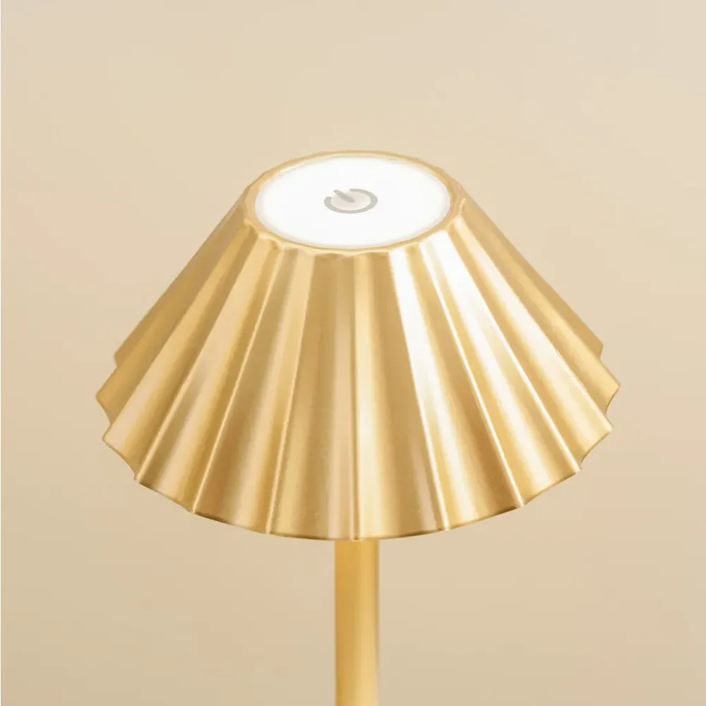 Avery Rechargeable LED Table Lamp - Gold