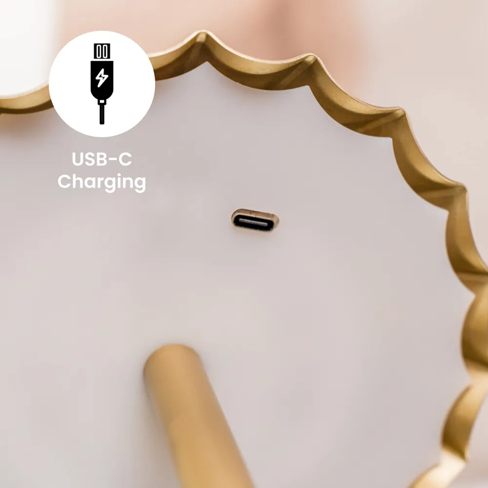 Avery Rechargeable LED Wall Light 2 Pack - Gold