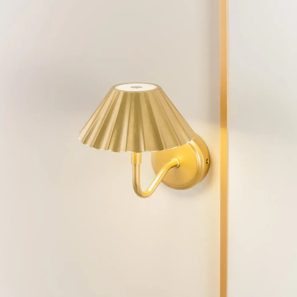Avery Rechargeable LED Wall Light - Gold