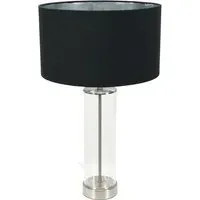 Balan LED Table Lamp - Black, Glass