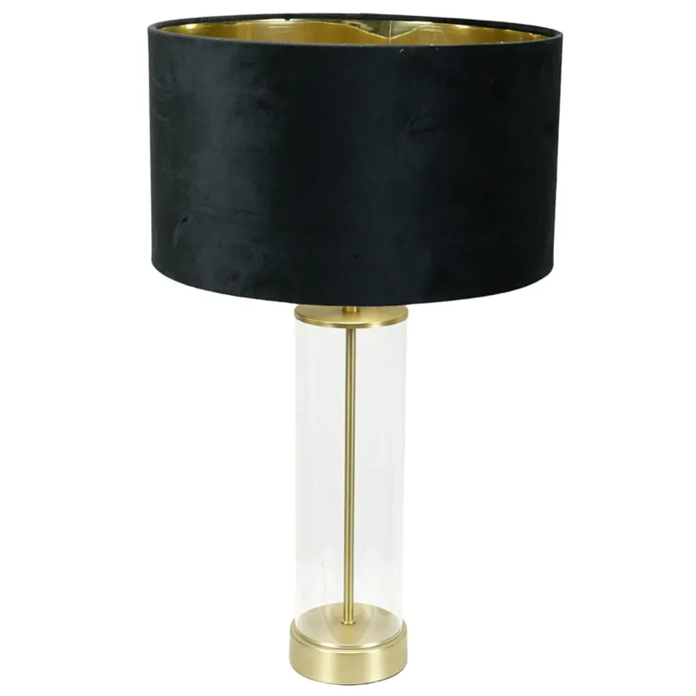 Balan LED Table Lamp - Black, Glass