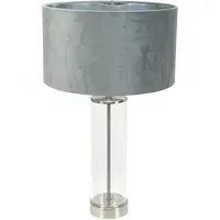 Balan LED Table Lamp - Grey, Glass