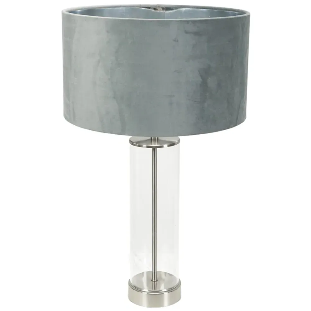 Balan LED Table Lamp - Grey, Glass