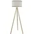 Barbro Tripod Floor Lamp with Drum Shade - Cream, Linen