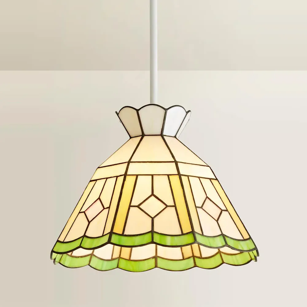 Beatrix Tiffany Ceiling Pendant Lamp Shade - Multi