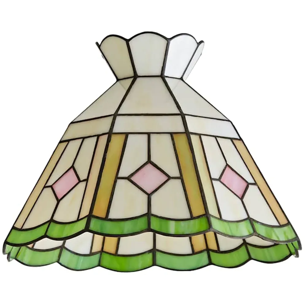Beatrix Tiffany Ceiling Pendant Lamp Shade - Multi