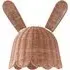 Bella Bunny Rabbit Ceiling Pendant Lamp Shade - Brown, Rattan