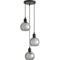 Bellamy 3 Drop LED Ceiling Pendant Light - Gold, Glass