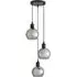 Bellamy 3 Drop LED Ceiling Pendant Light - Gold, Glass