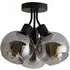 Bellamy Bubble Cluster Flush Ceiling Light - Black, Glass