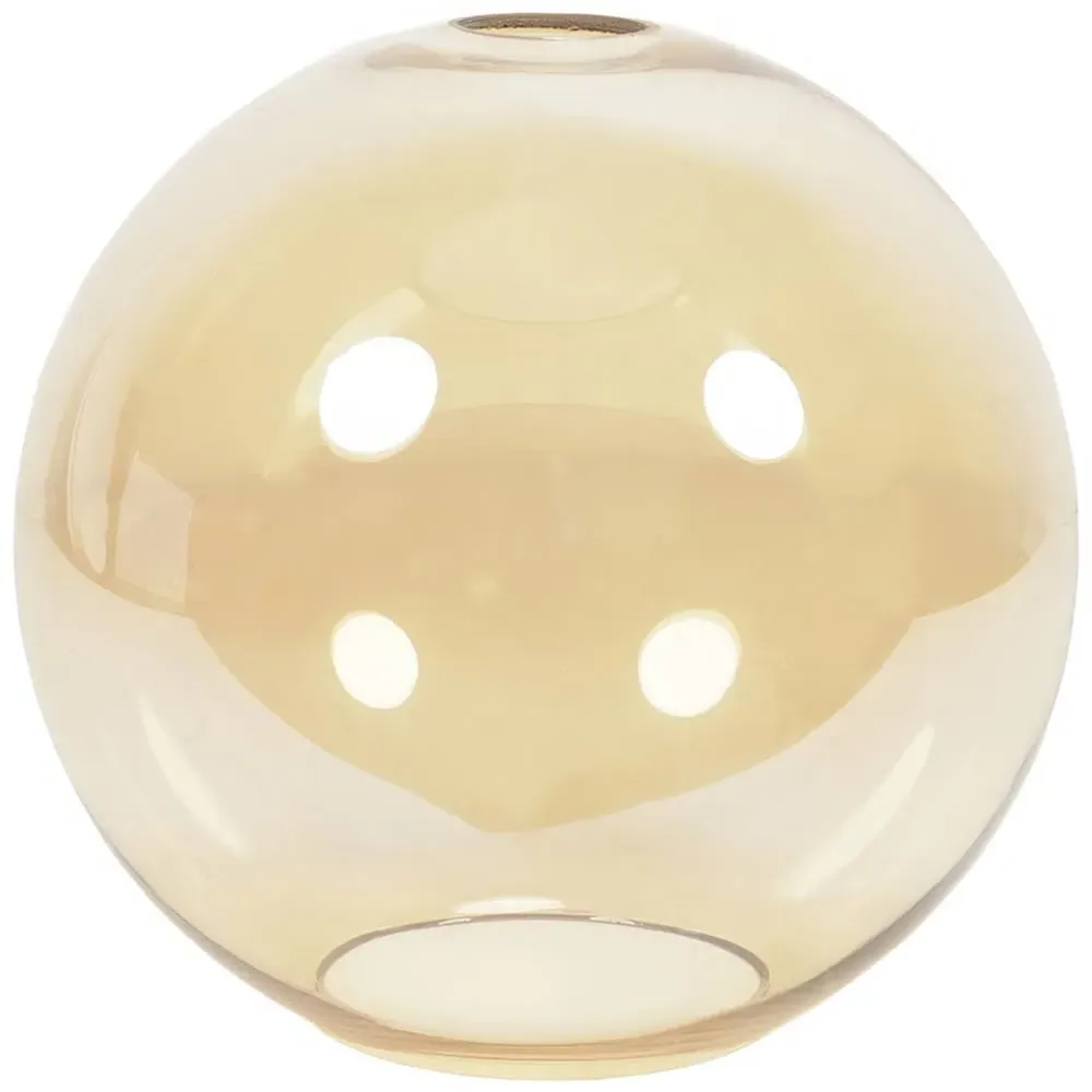 Bellamy Globe Lamp Shade - Orange, Glass