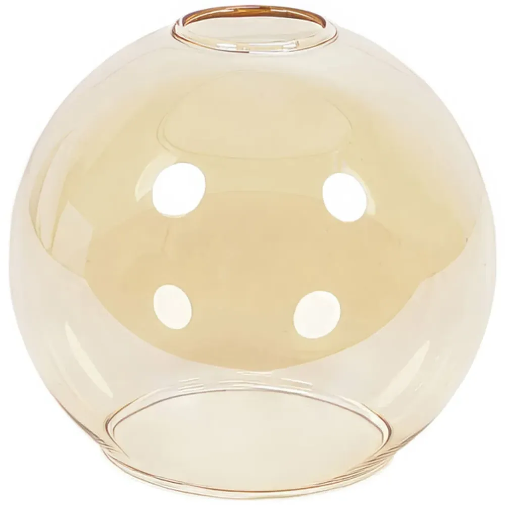 Bellamy Small Globe Lamp Shade - Grey, Glass image