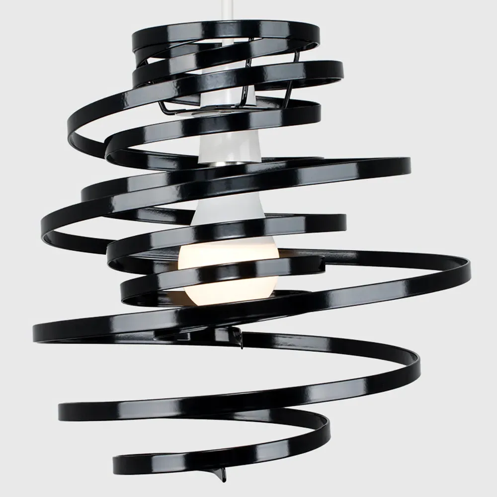 Bensson Twisted Pendant Shade - Black