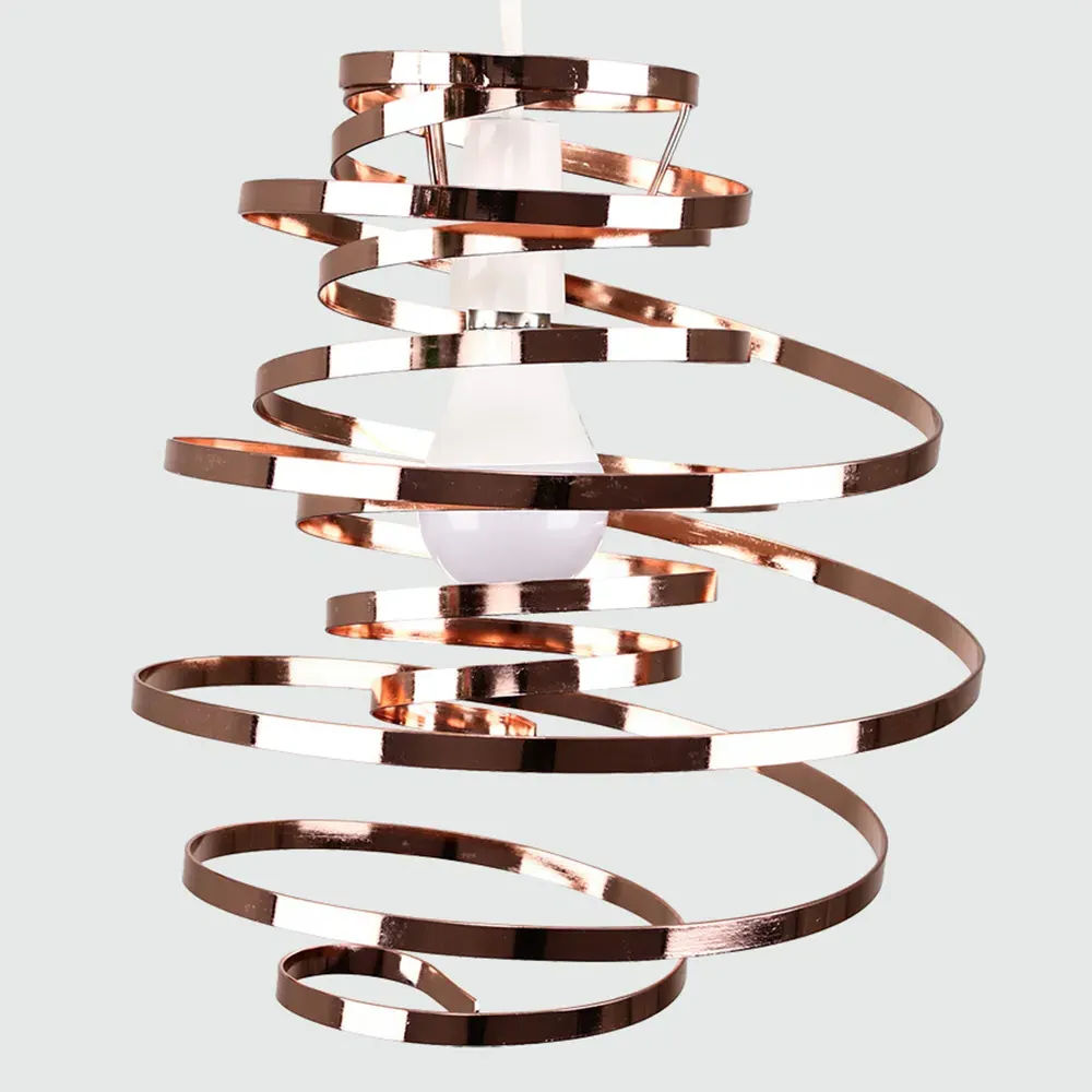 Bensson Twisted Pendant Shade - Orange