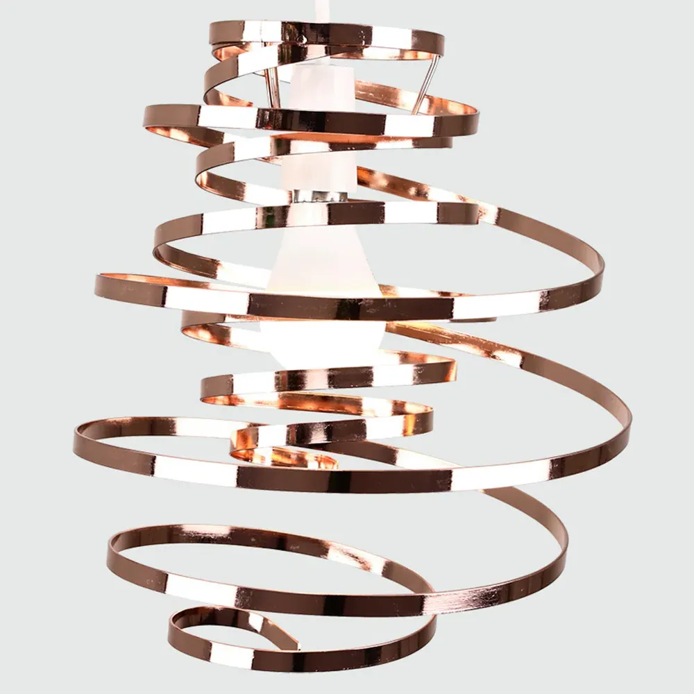 Bensson Twisted Pendant Shade - Orange