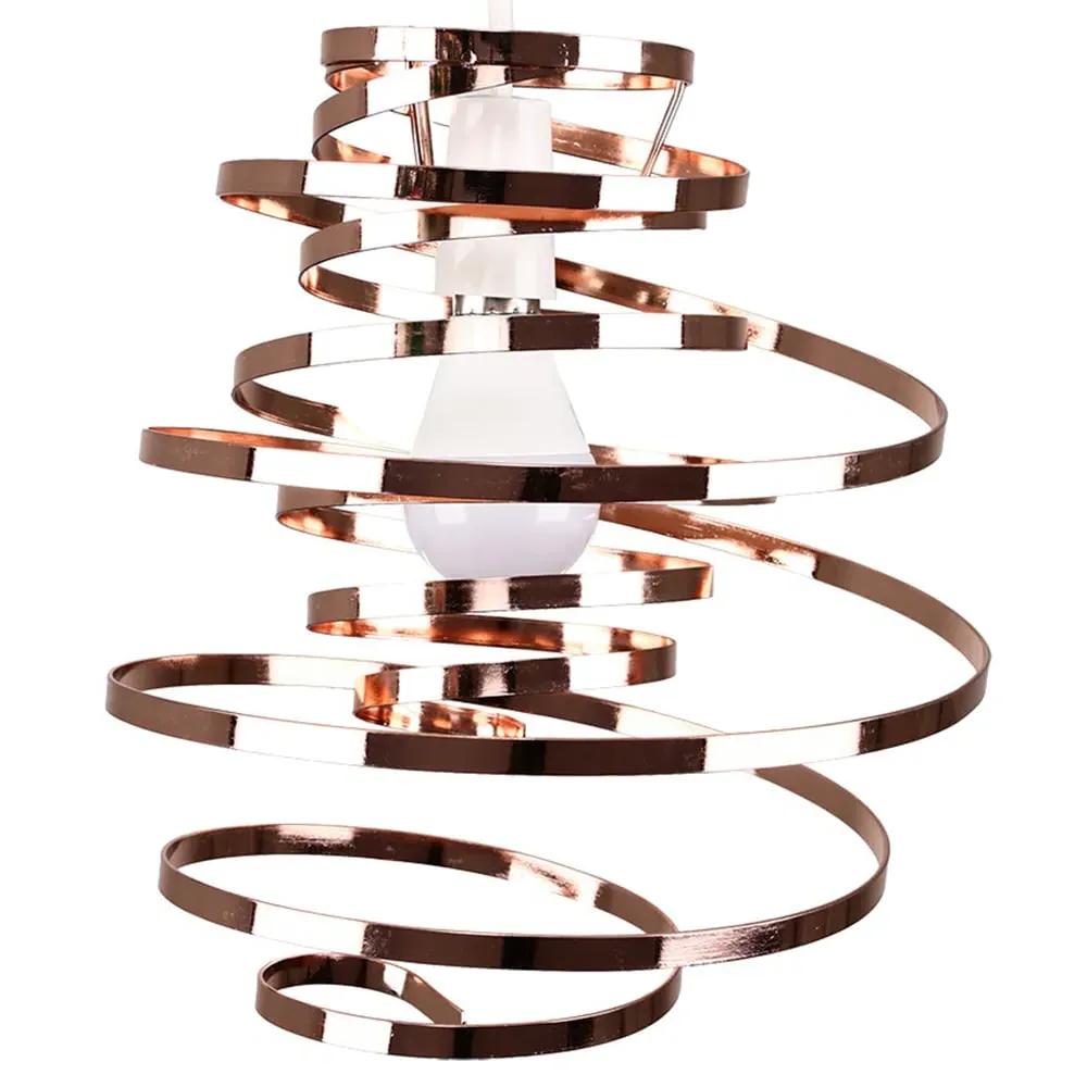 Bensson Twisted Pendant Shade - Orange