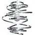 Bensson Twisted Pendant Shade - Silver