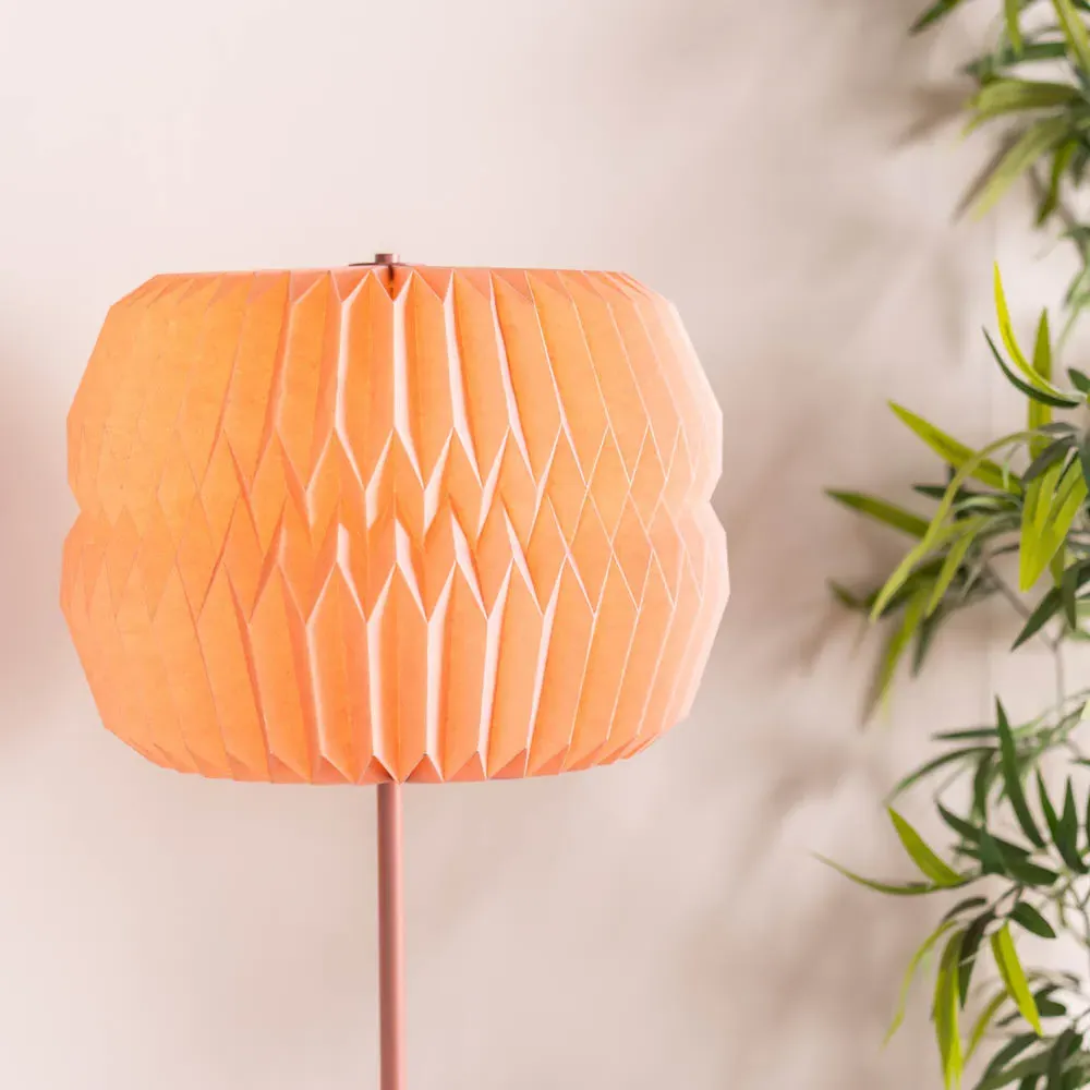 Bett Origami Paper LED Floor Lamp - Pink