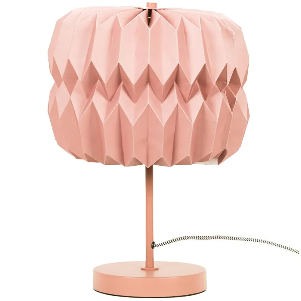 Bett Origami Paper LED Table Lamp - Pink image