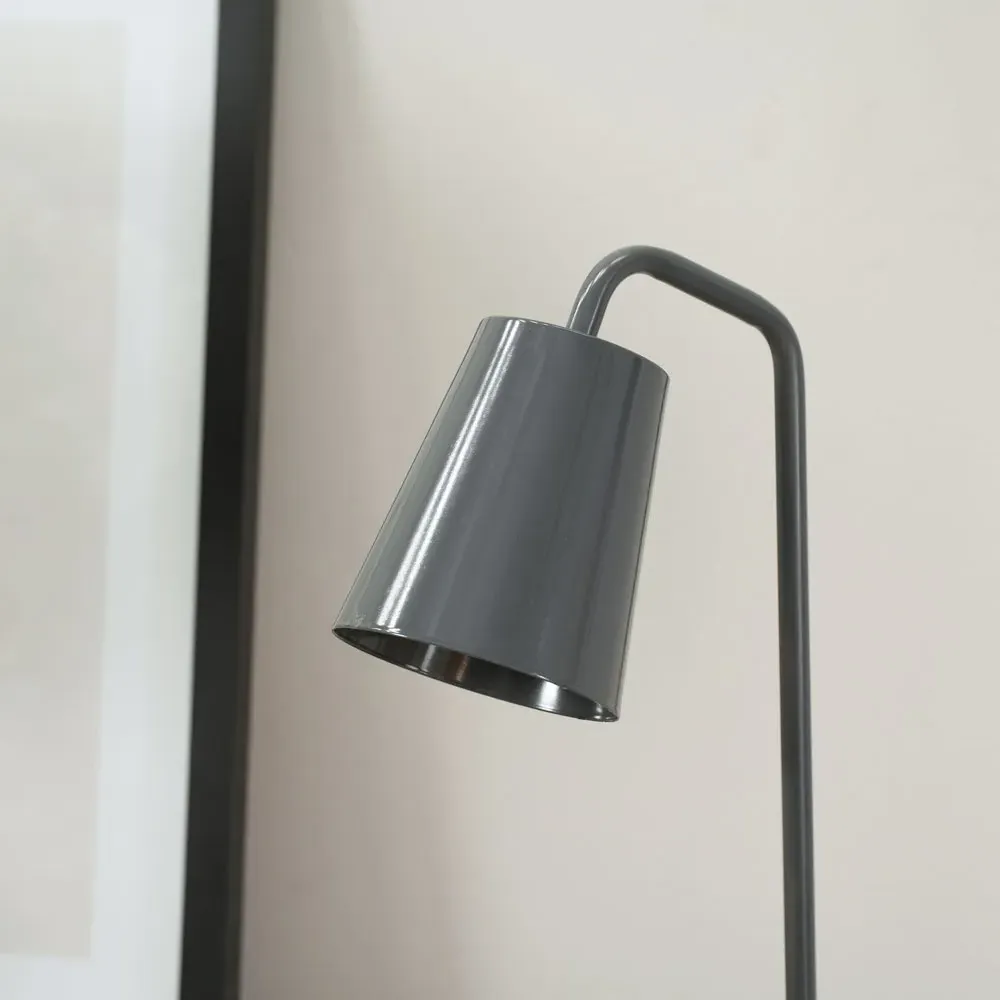 Bibi Arched LED Table Lamp - Charcoal Grey