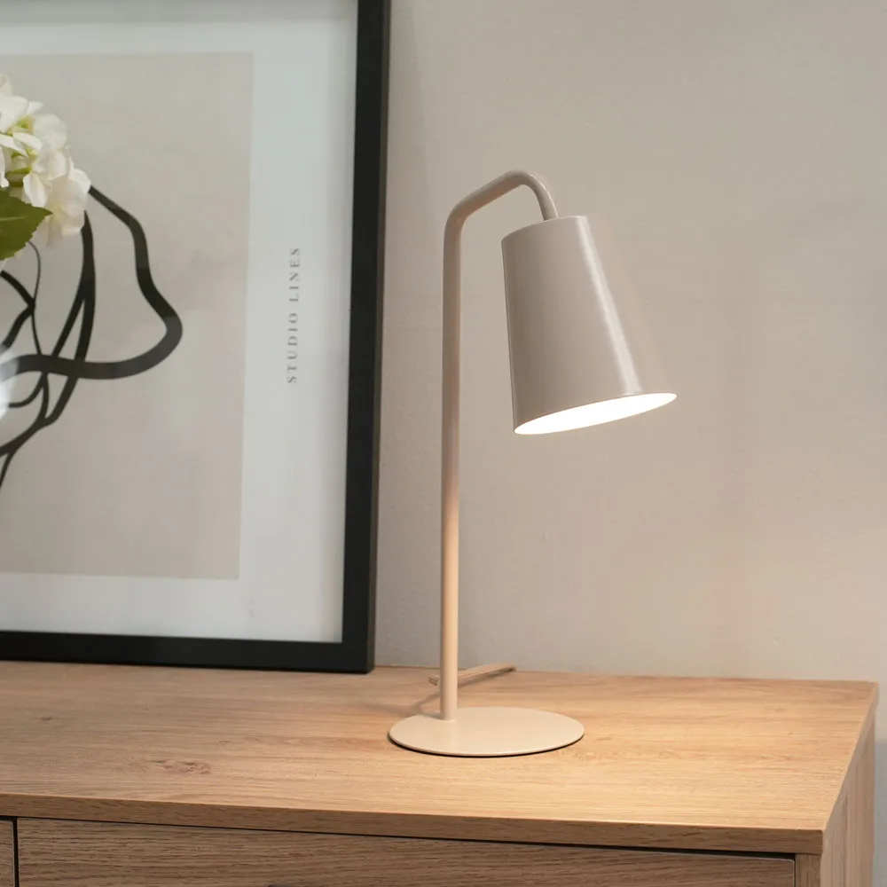 Bibi Arched LED Table Lamp - Natural Stone