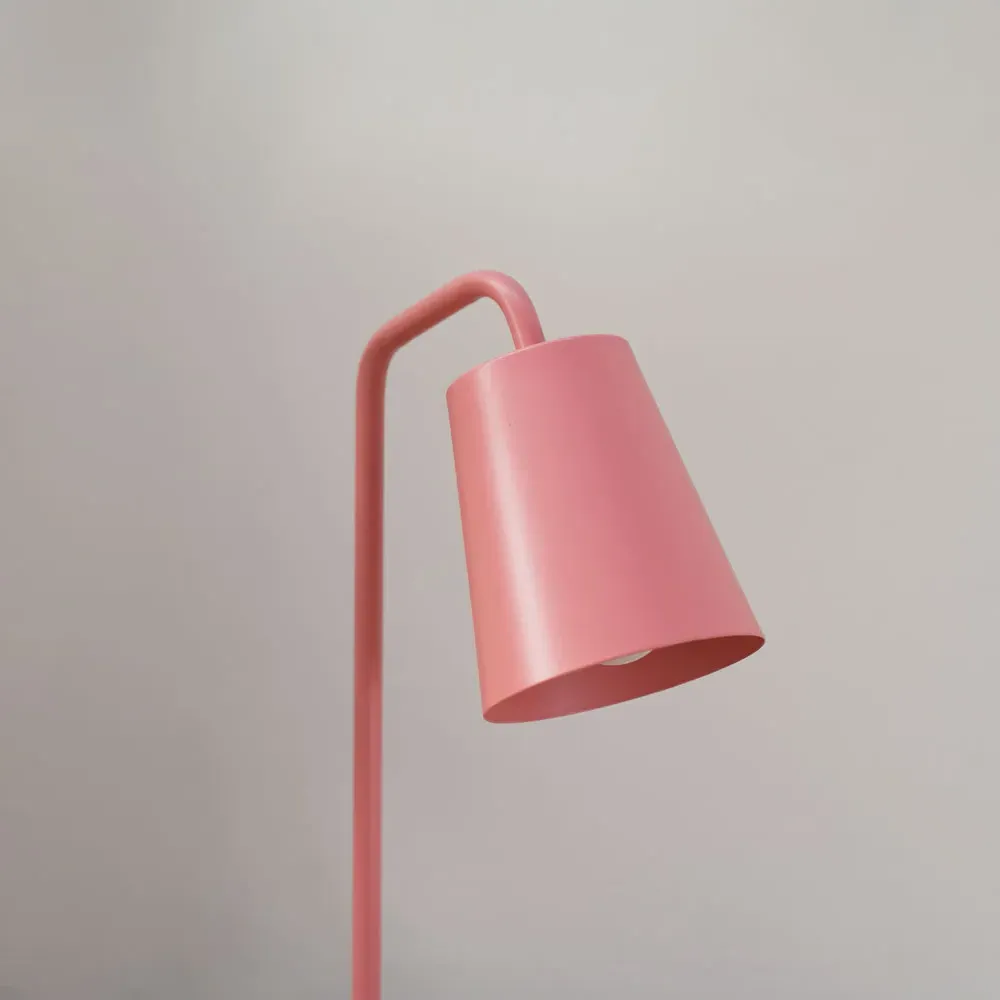 Bibi Arched LED Table Lamp - Pastel Pink
