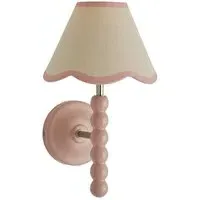 Bobbin LED Wall Light 2 Pack - Pink, Wood