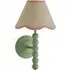 Bobbin LED Wall Light - Green, Wood
