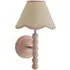 Bobbin LED Wall Light - Pink, Wood