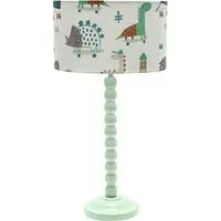 Bobbins Cartoon Dino LED Table Lamp - Sage Green