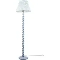 Bobbins LED Floor Lamp with Arrow Shade - Blue