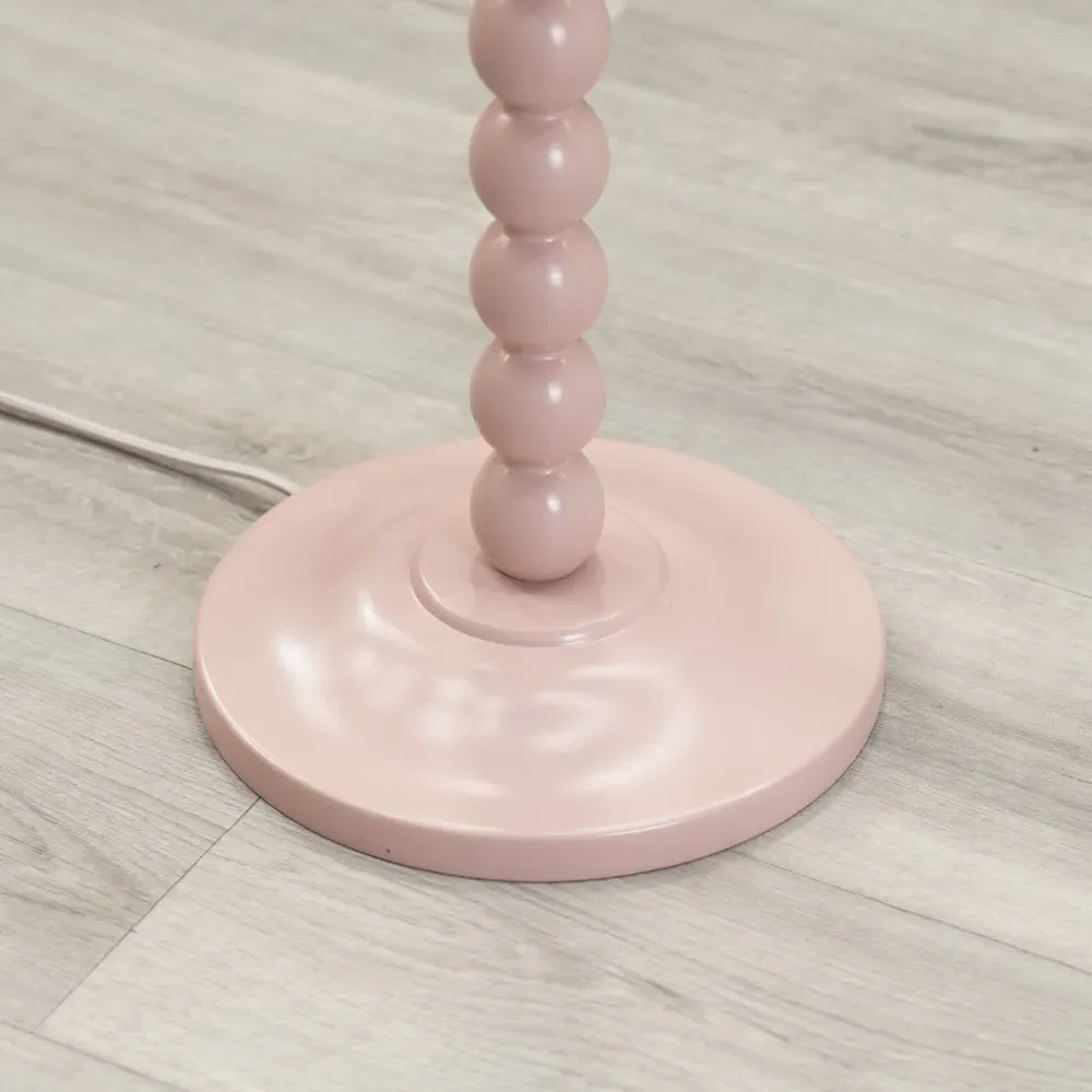 Bobbins LED Floor Lamp with Arrow Shade - Pink