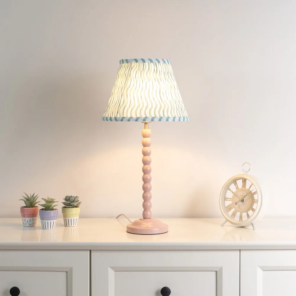 Bobbins LED Floor Lamp with Arrow Shade - Pink