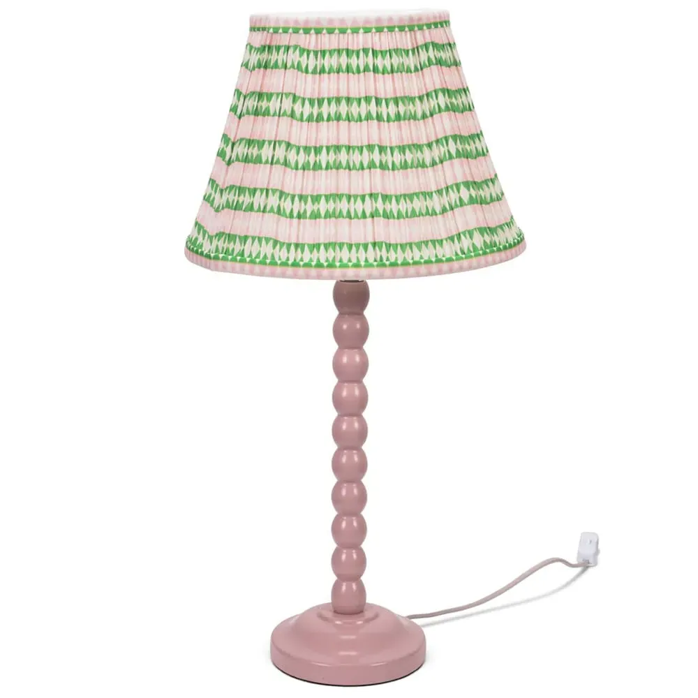 Bobbins LED Floor Lamp with Aztec Shade - Rose Pink image