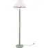 Bobbins LED Floor Lamp with Scallop Shade - Sage Green, Linen