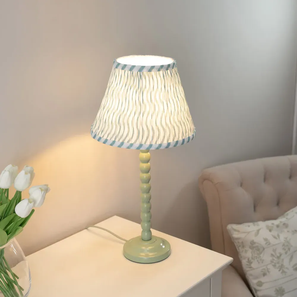 Bobbins LED Table Lamp with Arrow Shade - Green