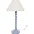 Bobbins Scallop Shade LED Floor Lamp - Powder Blue