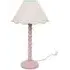 Bobbins Scallop Shade LED Floor Lamp - Rose Pink, Linen
