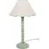 Bobbins Scallop Shade LED Table Lamp - Sage Green, Linen