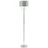 Bonita Floor Lamp with Glitter Shade and Jewel Droplets - Silver