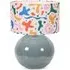 Bosco Ceramic LED Table Lamp - Eucalyptus, Abstract Shade
