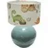Bosco Ceramic LED Table Lamp - Eucalyptus, Dino Shade