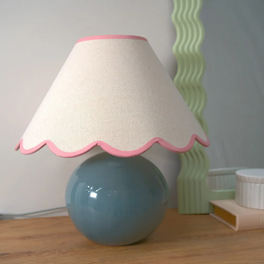 Bosco Ceramic LED Table Lamp - Green, Ceramic