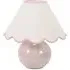 Bosco Scallop Shade Ceramic LED Table Lamp - Stone, Ceramic
