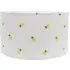 Brae Medium Drum Lamp Shade with Lemon Embroidery - Cream
