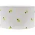 Brae Small Drum Lamp Shade with Lemon Embroidery - Cream
