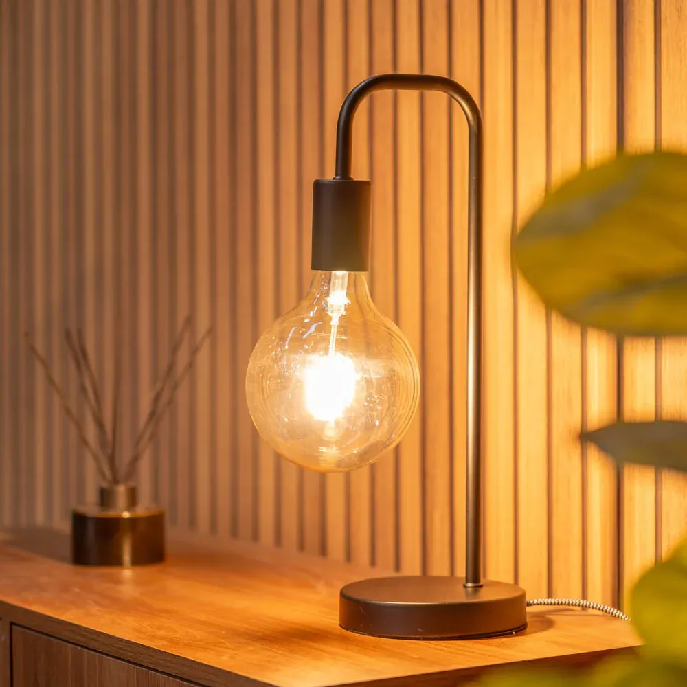 Bronx LED Table Lamp 2 Pack - Black, Metal