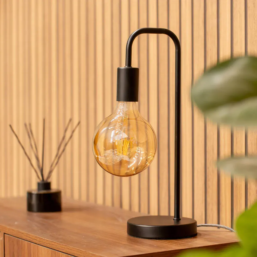 Bronx LED Table Lamp - Black, Metal